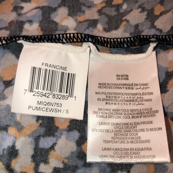 BCBGMAXAZRIA, Francine, Sz S, Navy/Multi Dress - Picture 8 of 8